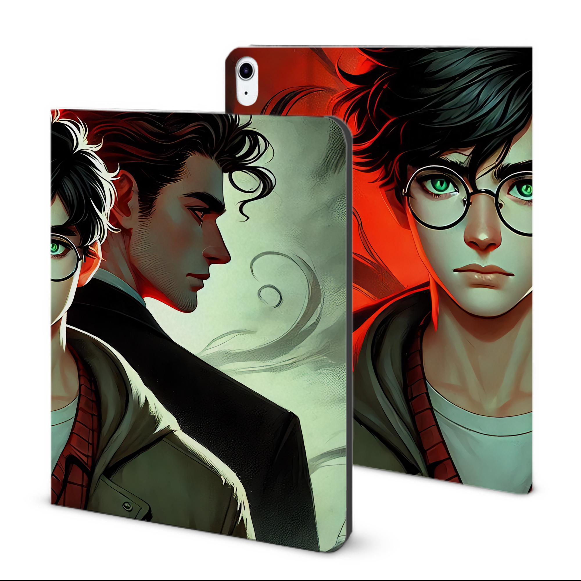 （画像用） Harry Potter ハリー・ポッターシリーズ IPad ケース ブック型 PUレザー TPU 耐衝撃 軽量 薄型 ペン収納なし 全面保護 IPad 各モデル対応